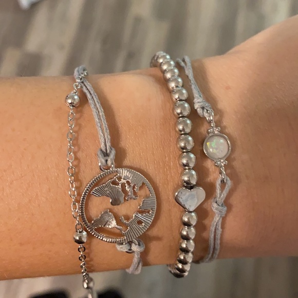 Silver Bracelet Set - Picture 2 of 2